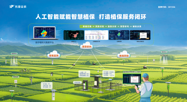 深化“AI+植?！比诤蠎?yīng)用，托普云農(nóng)打造數(shù)智植保全鏈路閉環(huán)